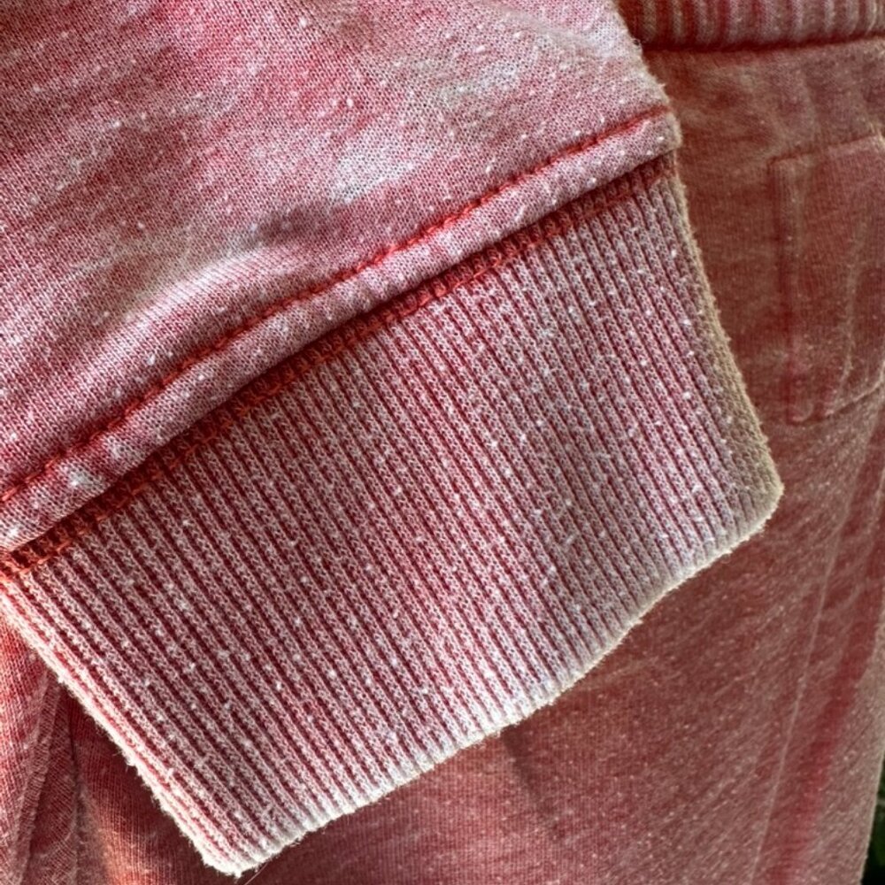 Levi's Womens Distressed Terry Sweatshirt, XL, Coral, Vintage Style - Picture 12 of 14